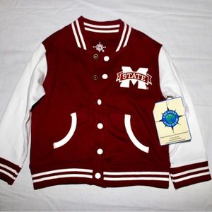 Creative Knitwear Baby Mississippi State Varsity Jacket Size 18 Months Toddler